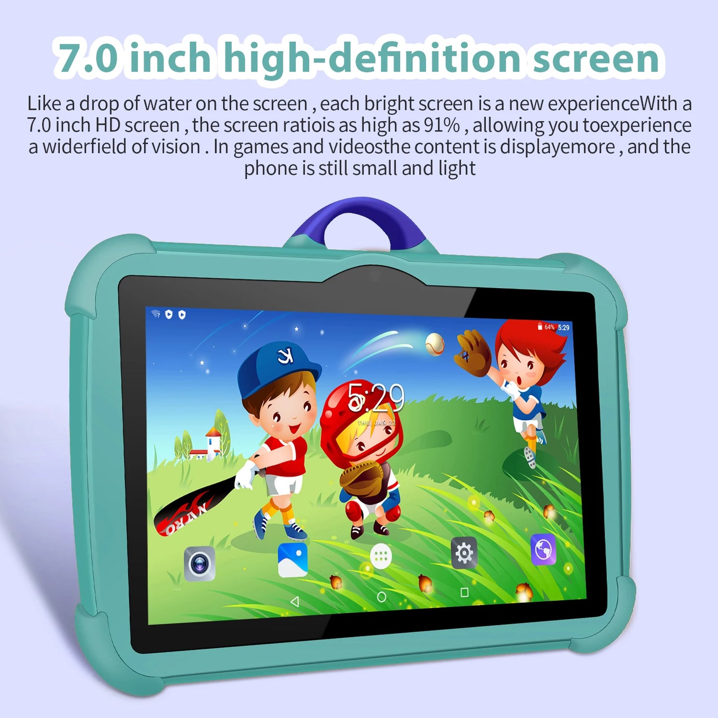 Yattir™ 7 Inch Android 13 Learning Tablet